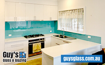 Glass Splashbacks for Morwell, Moe, Traralgon and Churchill. Contact Guy's Glass & Glazing for a free measure and quote.